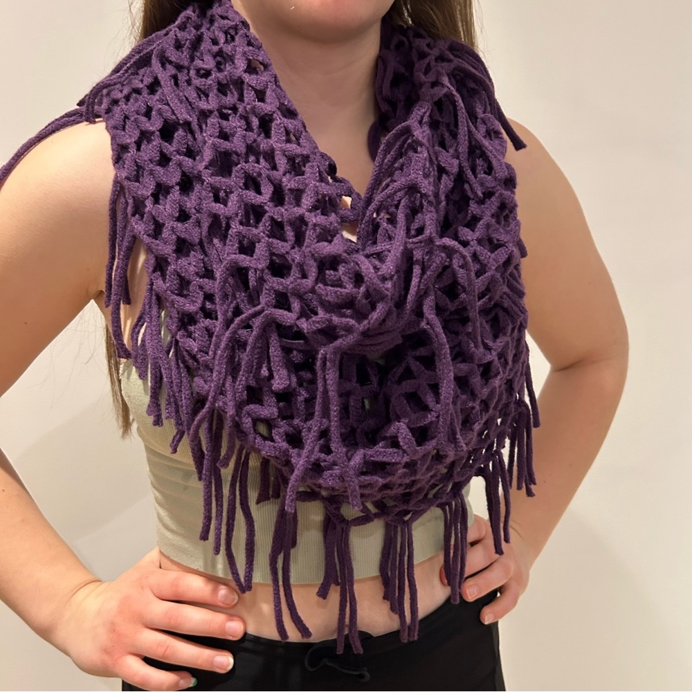 American Apparel Purple Scarf